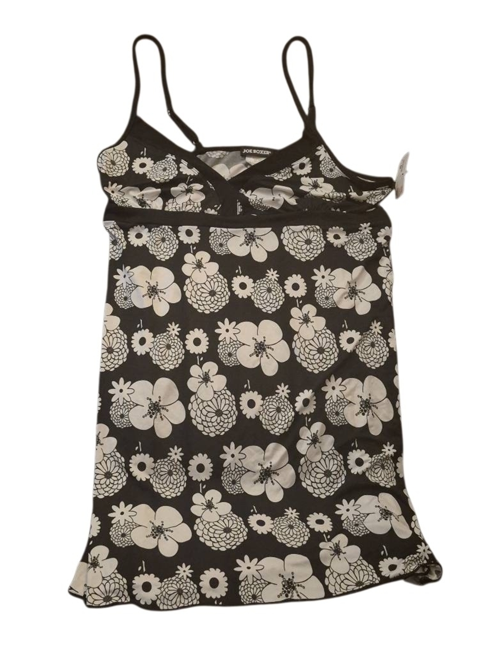 Joe Boxer Black and White Floral Cami Pj (526)